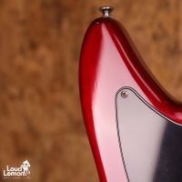 Squier Vintage Modified Jaguar Bass Special Crimson Red Transparent 2011 Indonesia бас-гитара