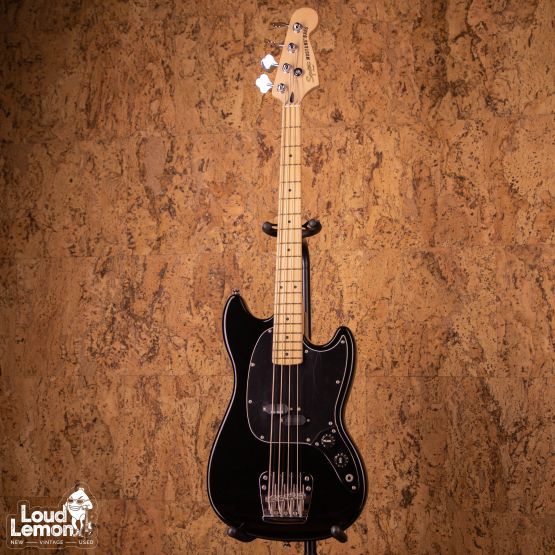 Squier Vintage Modified Mustang Bass Black 2011 Indonesia бас-гитара