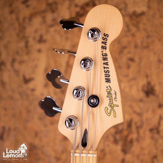 Squier Vintage Modified Mustang Bass Black 2011 Indonesia бас-гитара