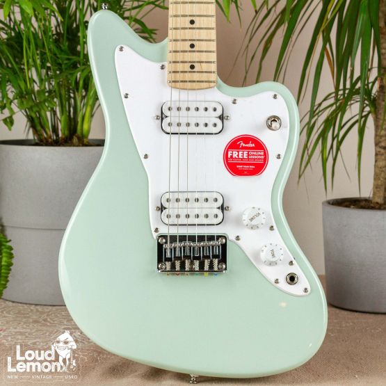 ‌Squire Mini Jazzmaster HH Surf Green электрогитара