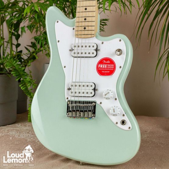 ‌Squire Mini Jazzmaster HH Surf Green электрогитара