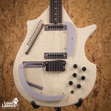 Star's ELS-1 Sitar Guitar White Crack 2022 Japan электроситар