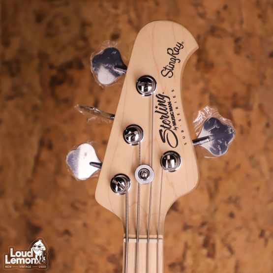 Sterling by Music Man StingRay Ray 4 Vintage Sunburst Satin 2023 Indonesia бас-гитара