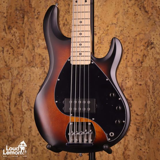 Sterling by Music Man StingRay Ray 5 Vintage Sunburst Satin 2023 Indonesia бас-гитара
