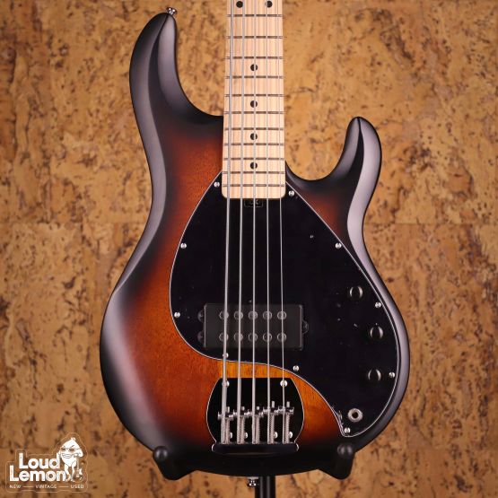 Sterling by Music Man StingRay Ray 5 Vintage Sunburst Satin 2023 Indonesia бас-гитара