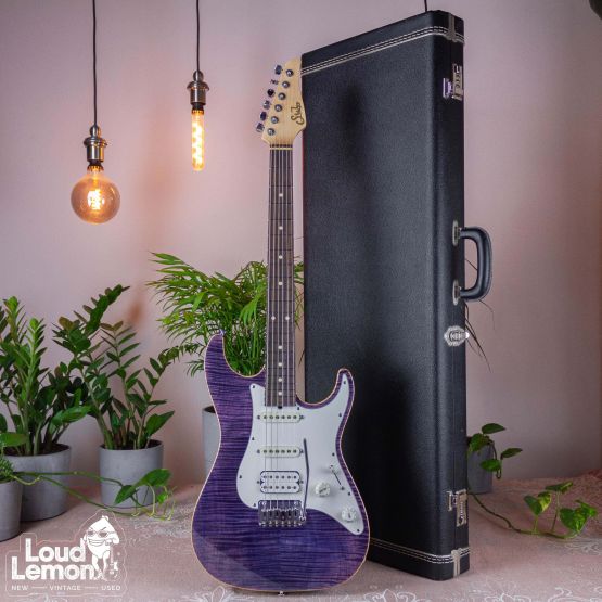 Suhr Pro Series - S3 Trans Purple 2010 USA электрогитара