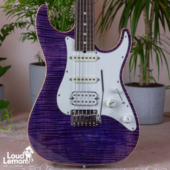 Suhr Pro Series - S3 Trans Purple 2010 USA электрогитара