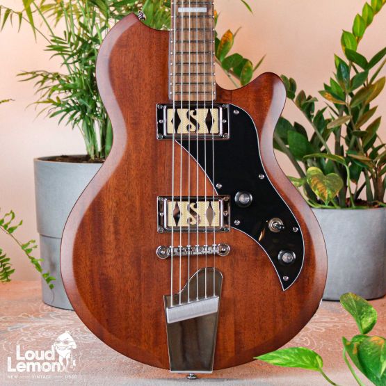 Supro Westbury SS Baritone Natural 2019 Indonesia электрогитара
