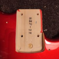 History SZP-2M Precision Bass Candy Apple Red 2003 Japan бас-гитара
