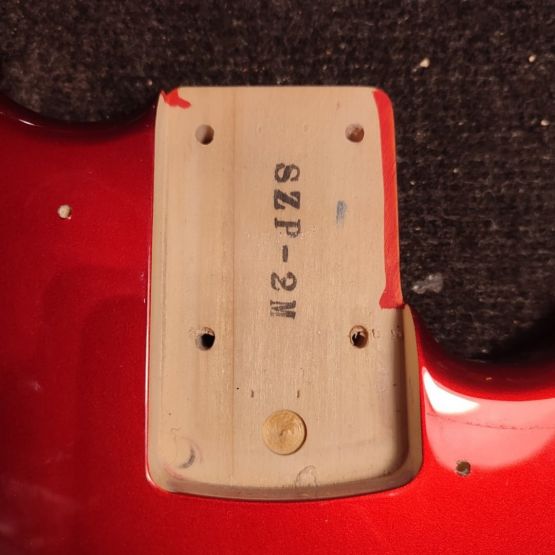 History SZP-2M Precision Bass Candy Apple Red 2003 Japan бас-гитара