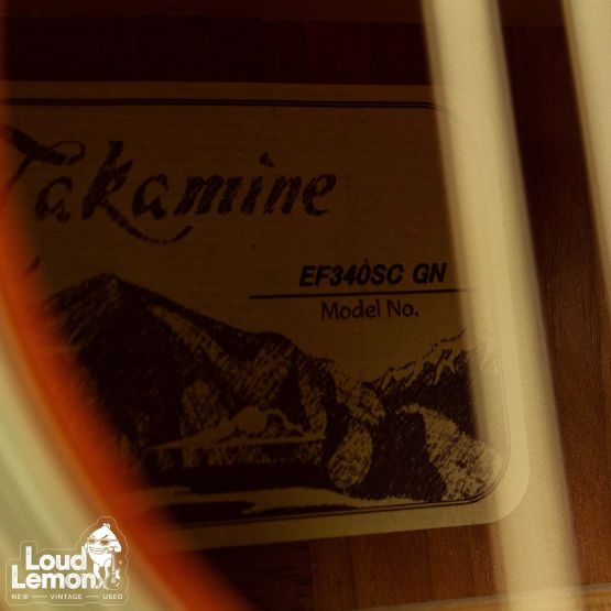 Takamine EF340SG GN Gloss Natural 2009 Japan акустическая гитара