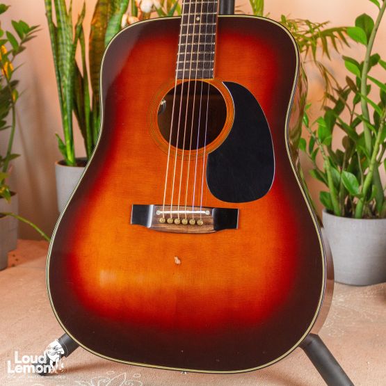 Takamine F-340D Sunburst 1986 Japan  акустическая гитара с подключением