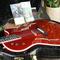 Taylor T5 Custom Crimson Red Metallic 2006 USA акустическая гитара