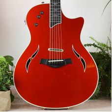 Taylor T5 Custom Crimson Red Metallic 2006 USA акустическая гитара
