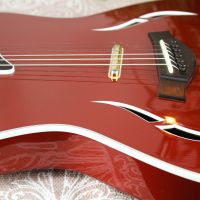 Taylor T5 Custom Crimson Red Metallic 2006 USA акустическая гитара