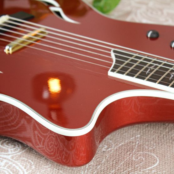 Taylor T5 Custom Crimson Red Metallic 2006 USA акустическая гитара