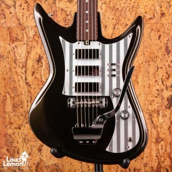 Teisco K-56 Sharkfin Reissue Metallic Black 1999 Japan электрогитара