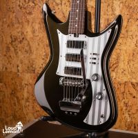 Teisco K-56 Sharkfin Reissue Metallic Black 1999 Japan электрогитара