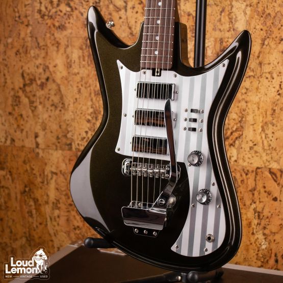 Teisco K-56 Sharkfin Reissue Metallic Black 1999 Japan электрогитара