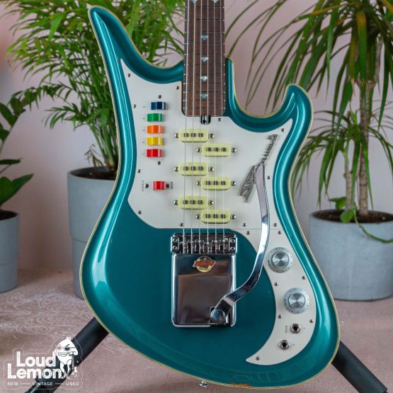 Teisco Spectrum 5 Metallic Blue 1966 Japan электрогитара
