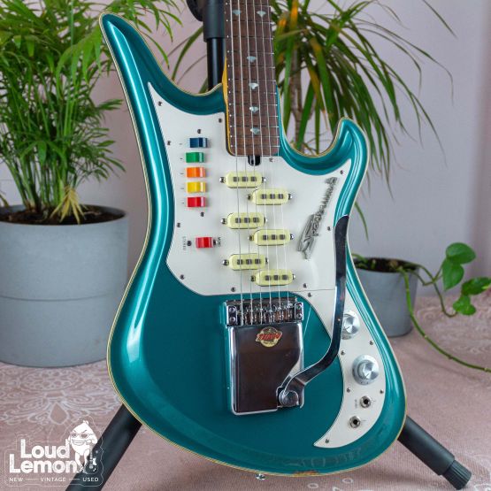 Teisco Spectrum 5 Metallic Blue 1966 Japan электрогитара