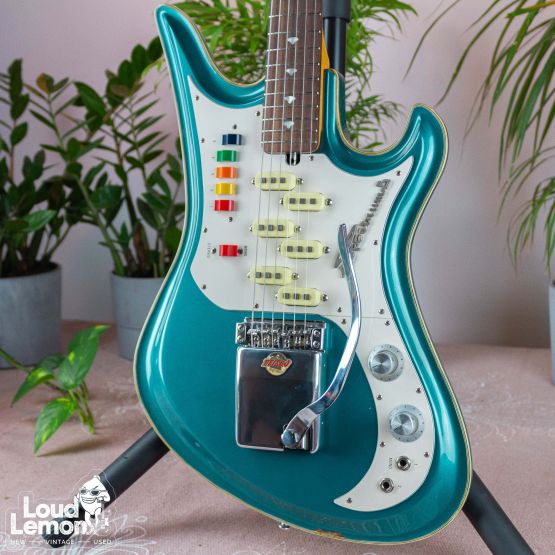 Teisco Spectrum 5 Metallic Blue 1966 Japan электрогитара