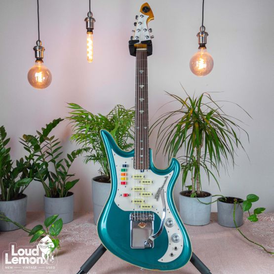 Teisco Spectrum 5 Metallic Blue 1966 Japan электрогитара