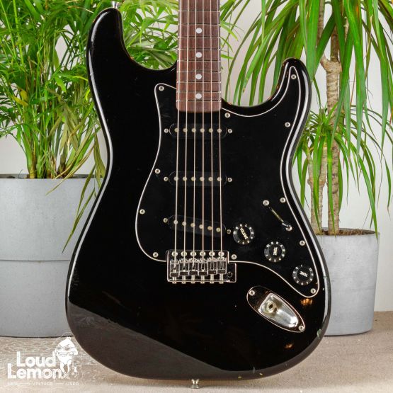 Tokai ST-38 Custom Edition Stratocaster Black 1980's Japan электрогитара
