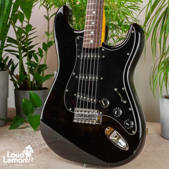 Tokai ST-38 Custom Edition Stratocaster Black 1980's Japan электрогитара