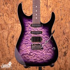 Tom Anderson Li'l Angel Natural Purple to T Purple to Black Burst with Binding 2022 USA электрогитара