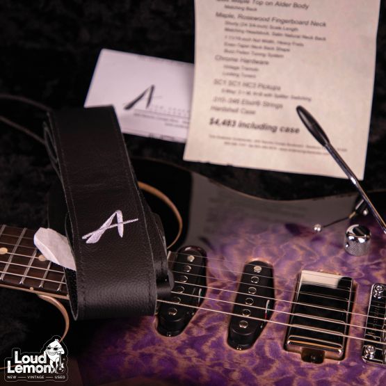 Tom Anderson Li'l Angel Natural Purple to T Purple to Black Burst with Binding 2022 USA электрогитара