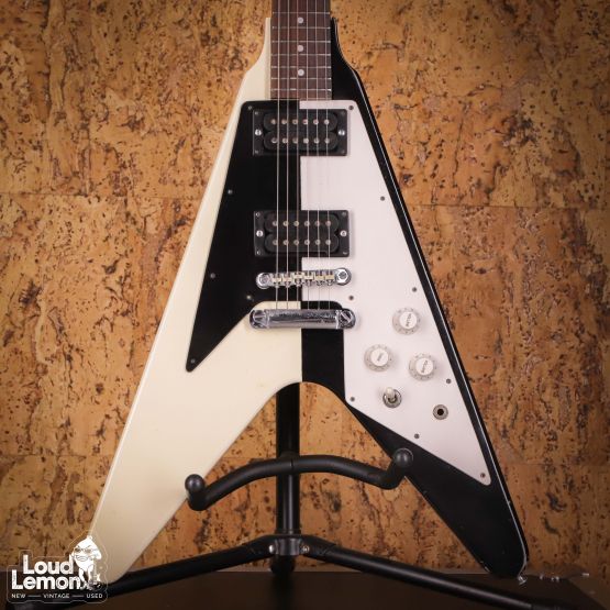 Tomson Michael Schenker Flying V Black & White 1970's Japan электрогитара