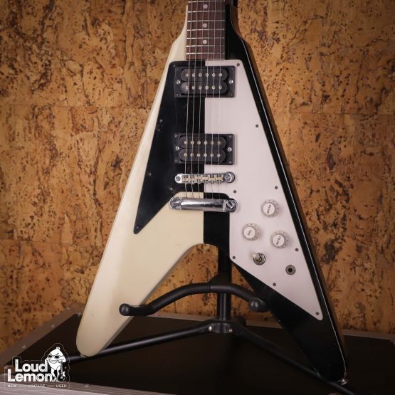 Tomson Michael Schenker Flying V Black & White 1970's Japan электрогитара