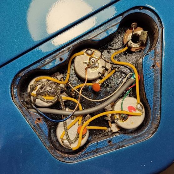 Gibson Limited Edition Firebird V Sapphire Blue 2001 USA электрогитара