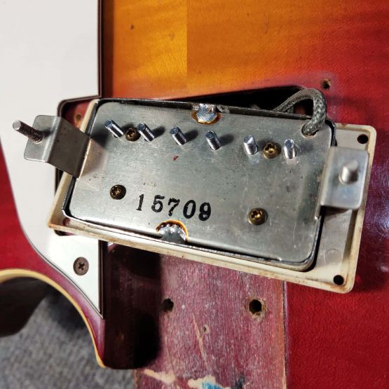 Greco Les Paul Custom EG-480R Cherry Sunburst 1975 Japan электроогитара