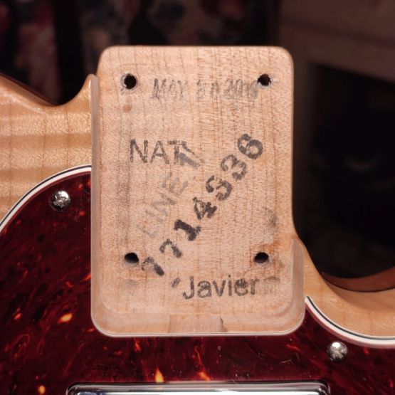 ‌Fender American Rarities Flame Maple Top Chambered Telecaster Natural 2019 USA электрогитара