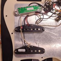Fender Partcaster Eric Johnson Stratocaster Neck, American Standard Stratocaster Body Olympic White 2006-2011 USA электрогитара