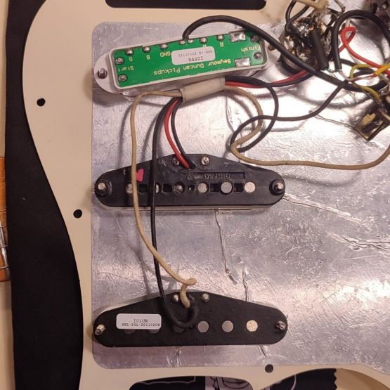 Fender Partcaster Eric Johnson Stratocaster Neck, American Standard Stratocaster Body Olympic White 2006-2011 USA электрогитара