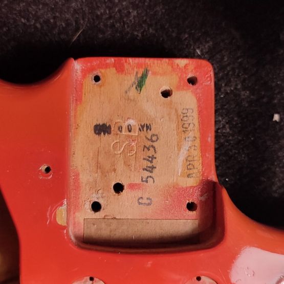 Fender AVRI '62 Jazzmaster Fiesta Red 1999 USA электрогитара
