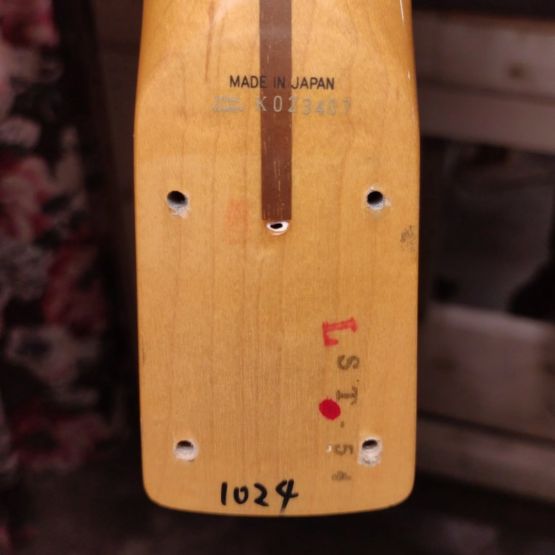 Fender Neck ST-54, Body ST-57 Stratocaster Tobacco Sunburst 1990 Japan электрогитара