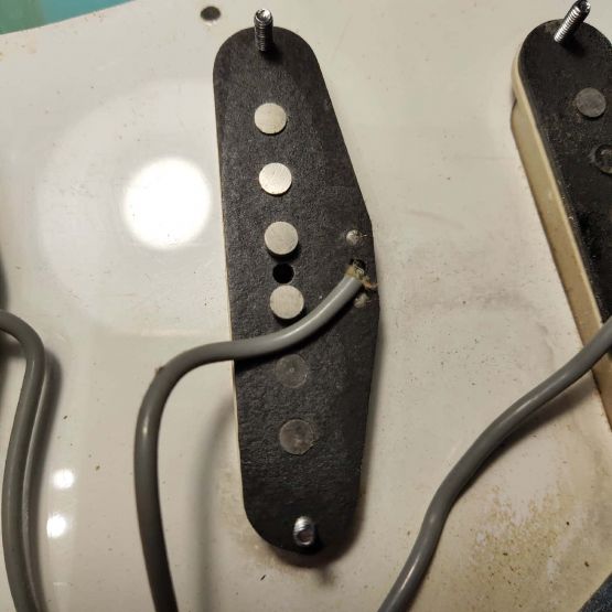 Fernandes Stratocaster Transperent Blue 1973 Japan электрогитара