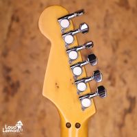 Zep-II Custom SW-60H Eddie Van Halen Frankenstrat Red with Black Stripes Relic 1980's Japan электрогитара