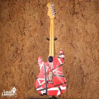 Zep-II Custom SW-60H Eddie Van Halen Frankenstrat Red with Black Stripes Relic 1980's Japan электрогитара