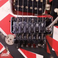 Zep-II Custom SW-60H Eddie Van Halen Frankenstrat Red with Black Stripes Relic 1980's Japan электрогитара