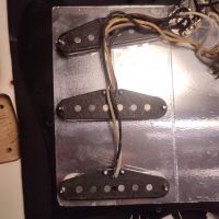 Fender Partcaster Custom Shop Ancho Poblano Stratocaster Body 2019, Stevie Ray Vaughan Stratocaster Neck 2008 White Blonde USA электрогитара