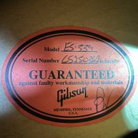 Gibson Custom Shop ES-339 Antique Vintage Sunburst 2012 USA электрогитара