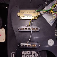 Squier Sonic Stratocaster HSS Black 2022 Indonesia электрогитара