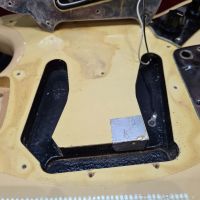 Fender Mustang MG69 Vintage White 1984 Japan электрогитара