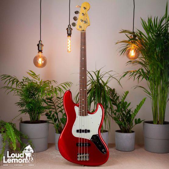 Fender Jazz Bass JB-45 Candy Apple Red 1994 Japan бас-гитара