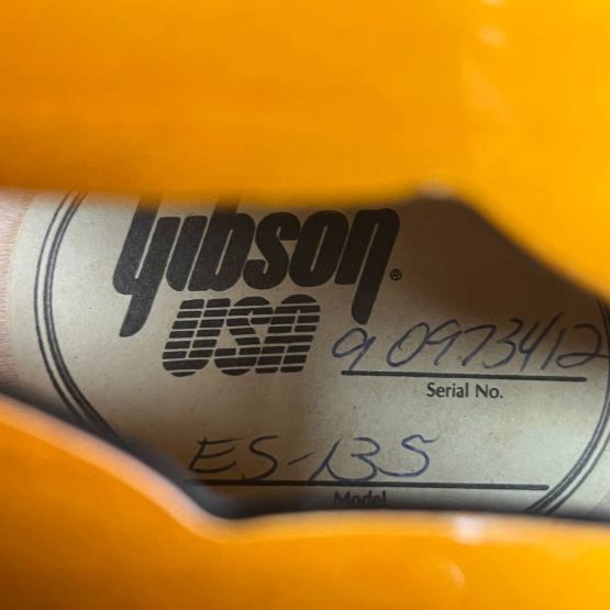 Gibson ES-135 Vintage Sunburst 1993 USA электрогитара
